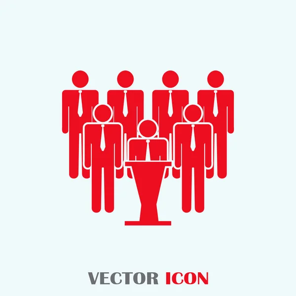 Folk ikon i trendy flad stil. Skarpe tegn. Personer symbol for dit websted design, logo, app, brugergrænseflade. Vektorillustration – Stock-vektor