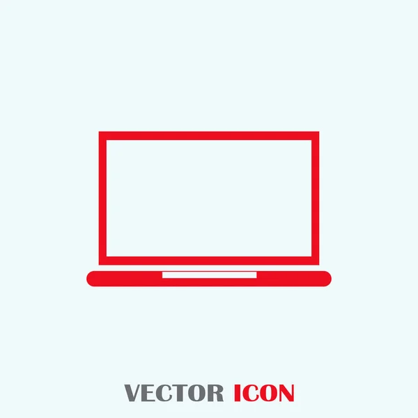Un écran d'ordinateur portable avec un design populaire. Peut être utilisé avec des images personnalisées. — Image vectorielle