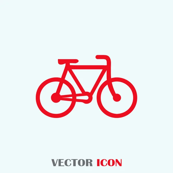 Bicicleta. vetor ícone de bicicleta. Conceito de ciclismo . — Vetor de Stock