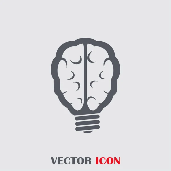 Ikona wektor logo mózgu — Wektor stockowy