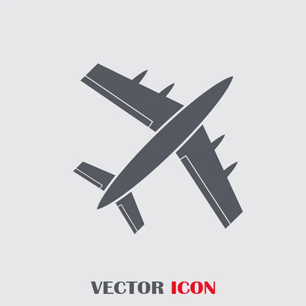 Icône web vectoriel avion — Image vectorielle