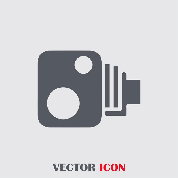 Ícone do vetor web camcorder — Vetor de Stock