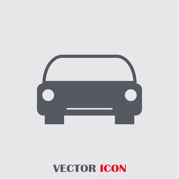 Icône plate de voiture vectorielle — Image vectorielle