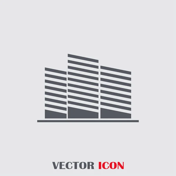 Icono del paisaje urbano. diseño web — Vector de stock