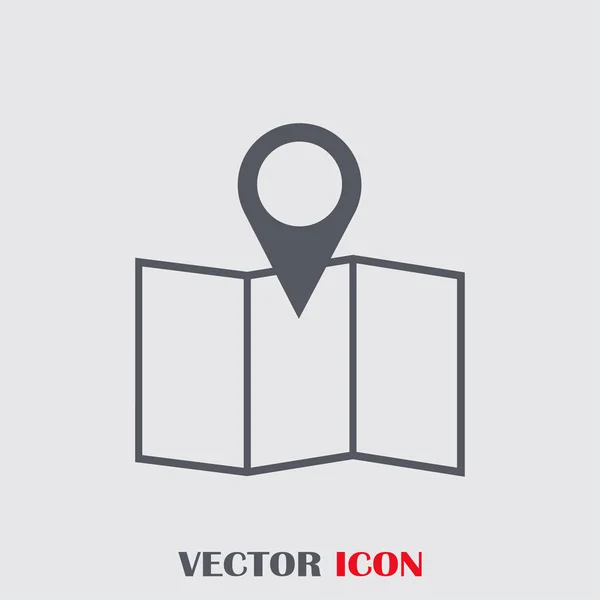 Pointer Icon in trendy flat style. Пин-символ для дизайна вашего веб-сайта, логотипа, приложения, пользовательского интерфейса. Векторная иллюстрация, EPS10 . — стоковый вектор