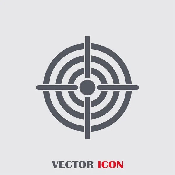 Vector web de destino Icono — Vector de stock