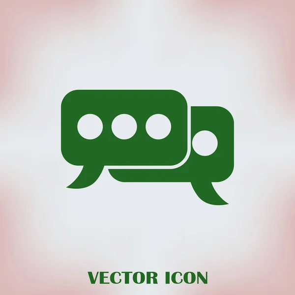 Vektor-Symbol für Chat-Zeichen — Stockvektor