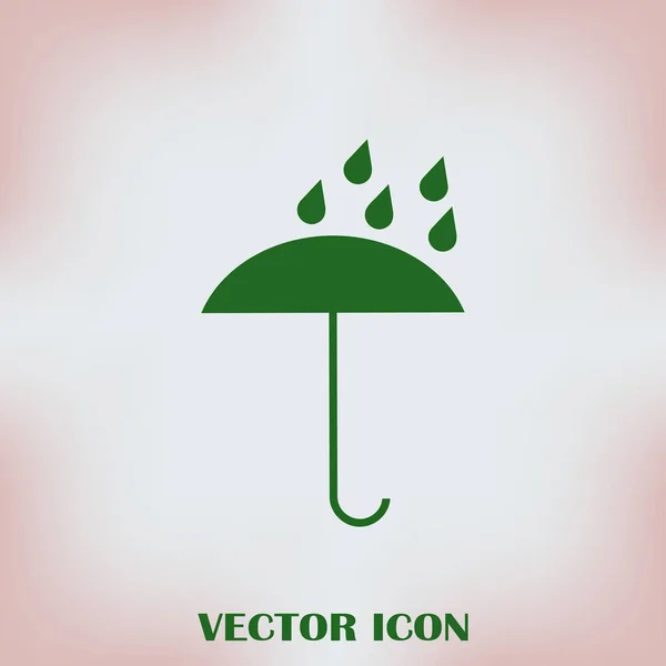 Schirm-Vektor-Websymbol — Stockvektor