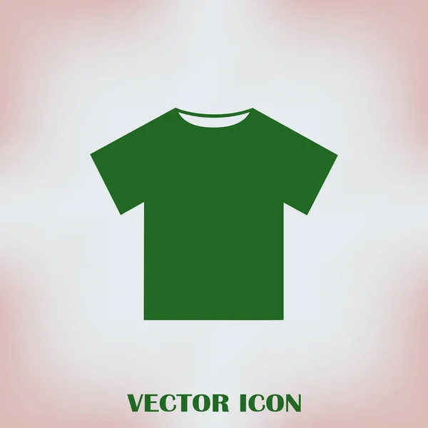 Camiseta Icono plano Vector . — Vector de stock