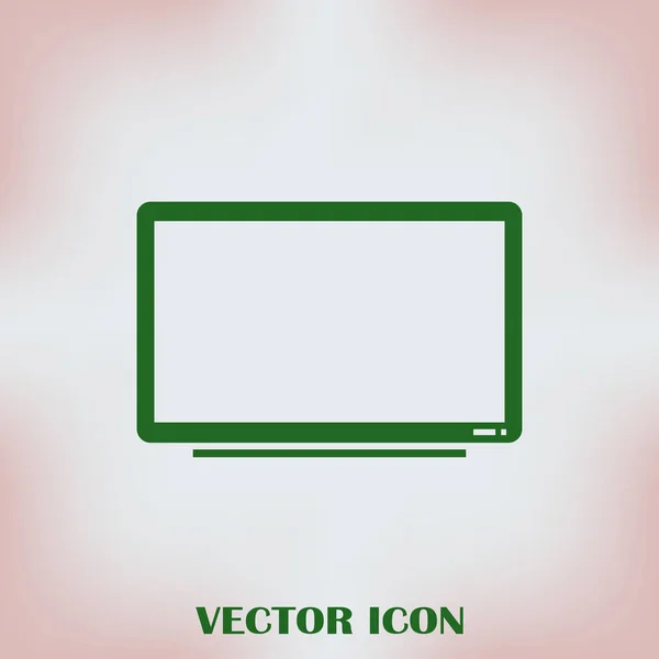 Icono de televisión en estilo plano de moda. Símbolo de televisión para el diseño de su sitio web, logotipo, aplicación, UI. Ilustración vectorial, EPS10 . — Vector de stock