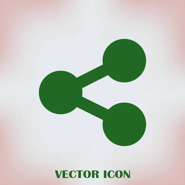 Icône de molécule. illustration vectorielle — Image vectorielle