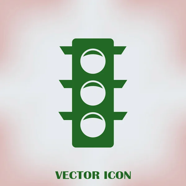 Иконка светофора — стоковый вектор