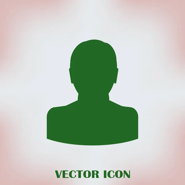 Icona web vettoriale uomo — Vettoriale Stock