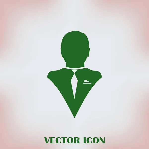 Man vector web pictogram — Stockvector