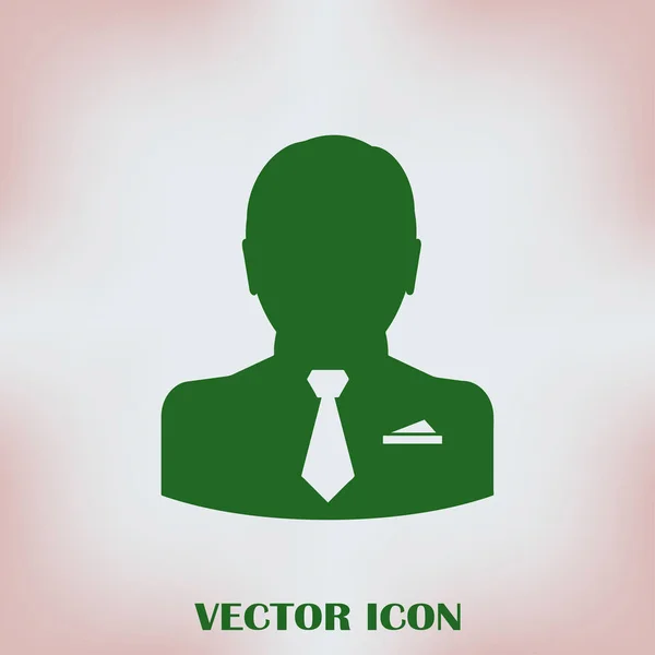 Hombre vector icono web — Vector de stock