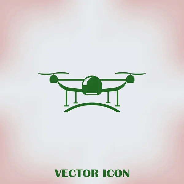 Foto und Video Drohnen Icon Vektor — Stockvektor