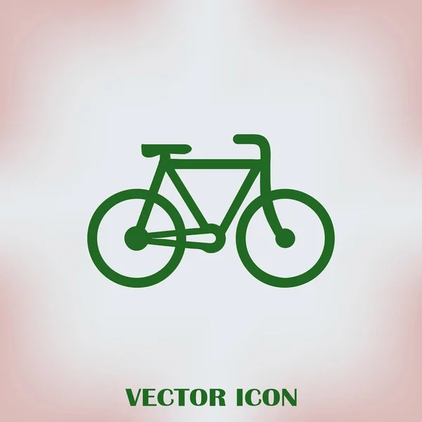 Bicicleta. Icono de bicicleta vector. Concepto ciclista . — Vector de stock