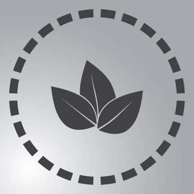 Düz yapraklı simgeler. Vektör illüstrasyonu.