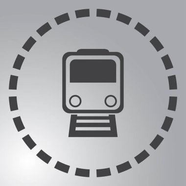 Tren simgesi. vektör tasarımı