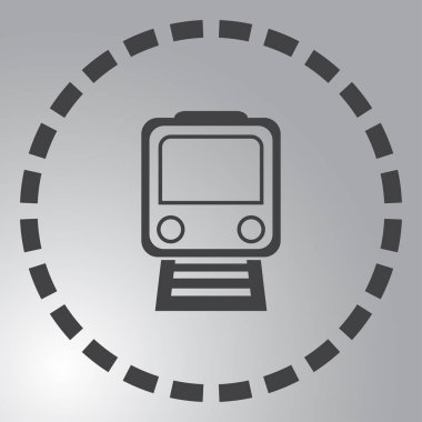 Tren simgesi. vektör tasarımı