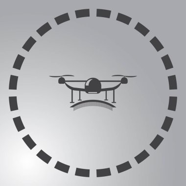 Drone vektör web simgesi