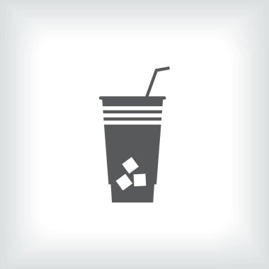 kokteyl web vektör simgesi