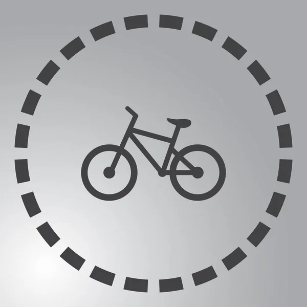 Kerékpár ikon Web design — Stock Vector