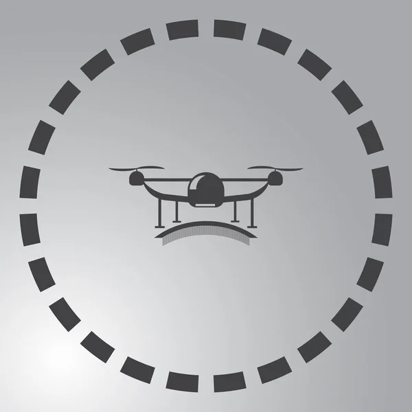 Drone vektor web Icon — Stock Vector