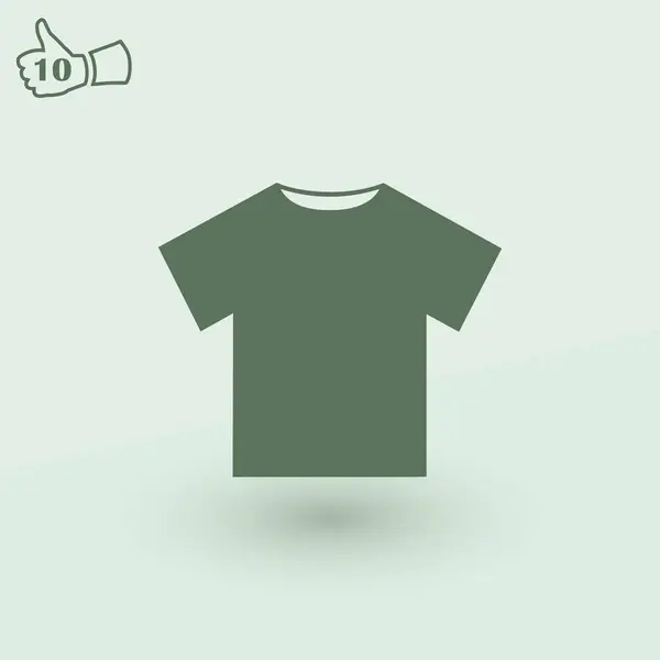 T-shirt Icon web Vector. — Stock Vector