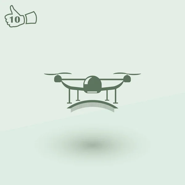 Drone vector web icono — Archivo Imágenes Vectoriales