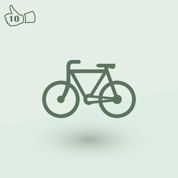 Bike Icon web design — Stock Vector