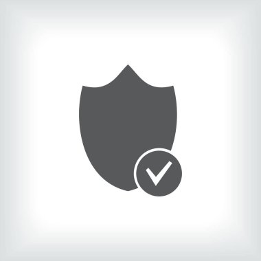 Vektör kalkanı ağ simgesi