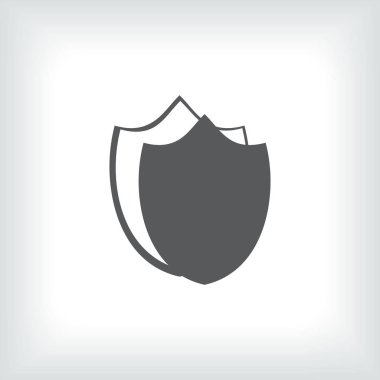 Vektör kalkanı ağ simgesi