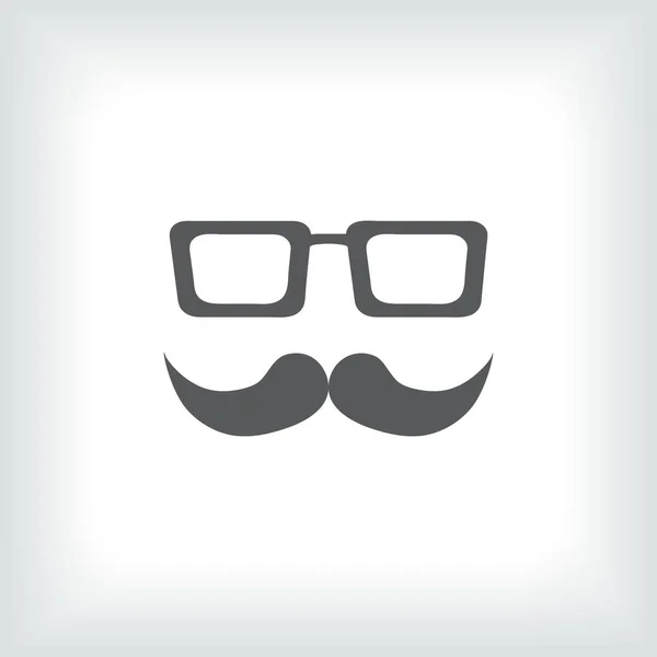 Маш і окуляри Векторна іконка . — стоковий вектор