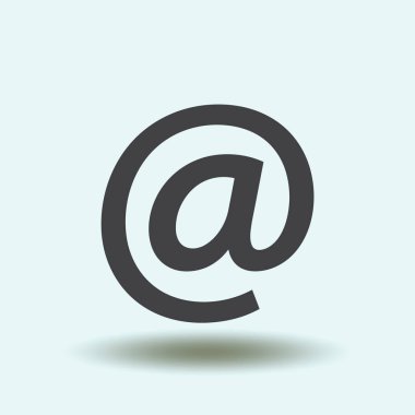 E-posta işareti web simgesi