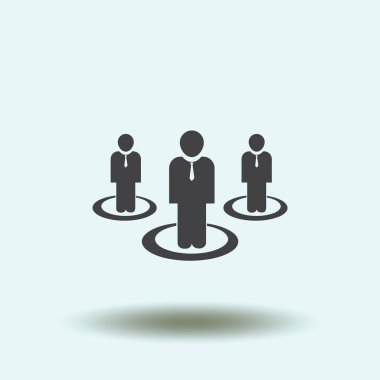 insanlar web vektör simgesi