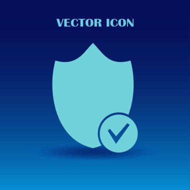 Kalkan vektör web simgesi