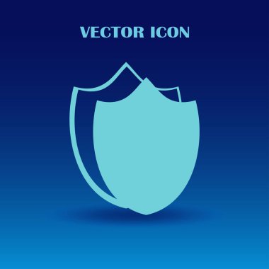 Kalkan vektör web simgesi