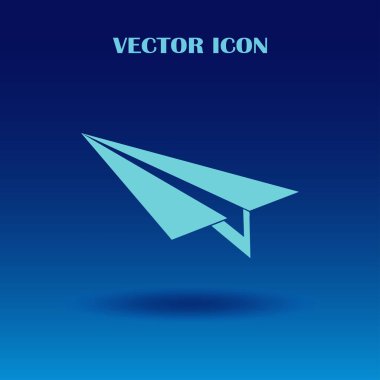 Uçak vektör web simgesi