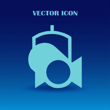 Vektör spot web simgesi