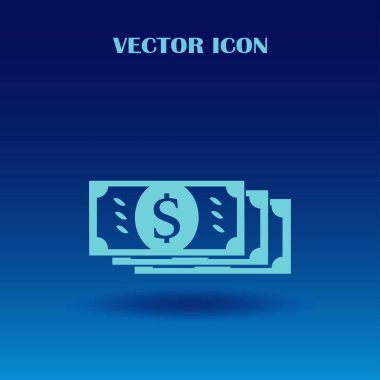 düz dolar işareti simgesi