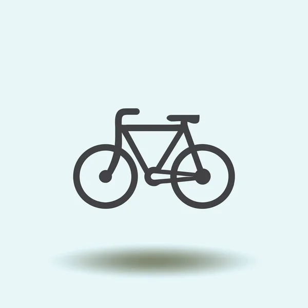 Bicicleta. Icono de bicicleta vector. Concepto ciclista . — Vector de stock