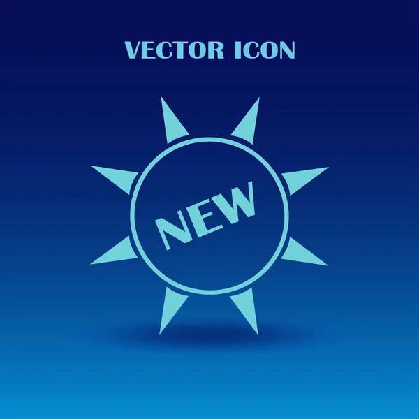 Nuevo icono web signo — Vector de stock