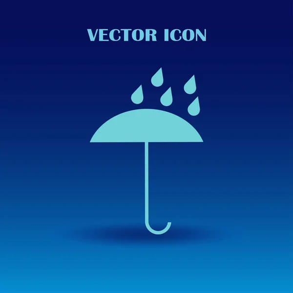 Значок вектора зонтика — стоковый вектор