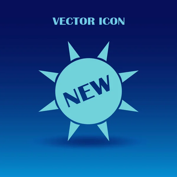 Novo ícone web sinal — Vetor de Stock
