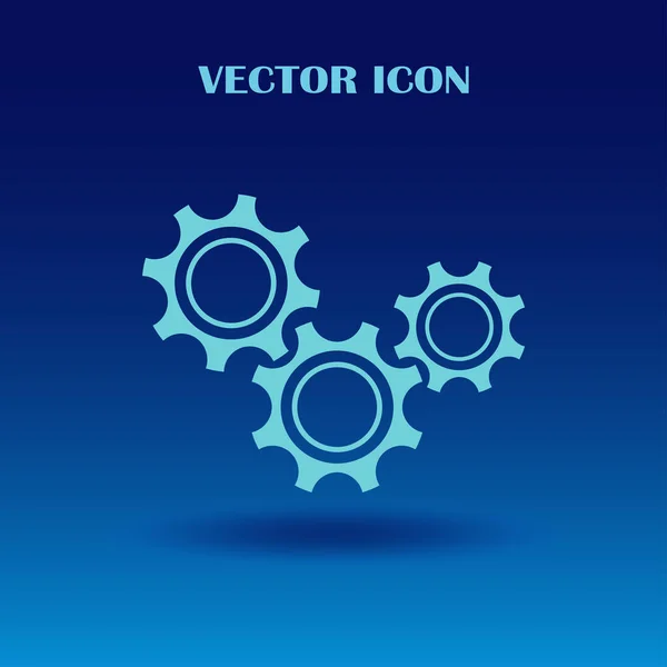 Gears icon. Vector, Eps 10 — Stock Vector