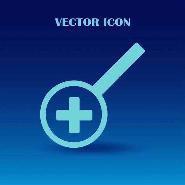 Icono de la lupa web — Vector de stock