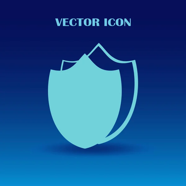 Escudo vector web icono — Vector de stock