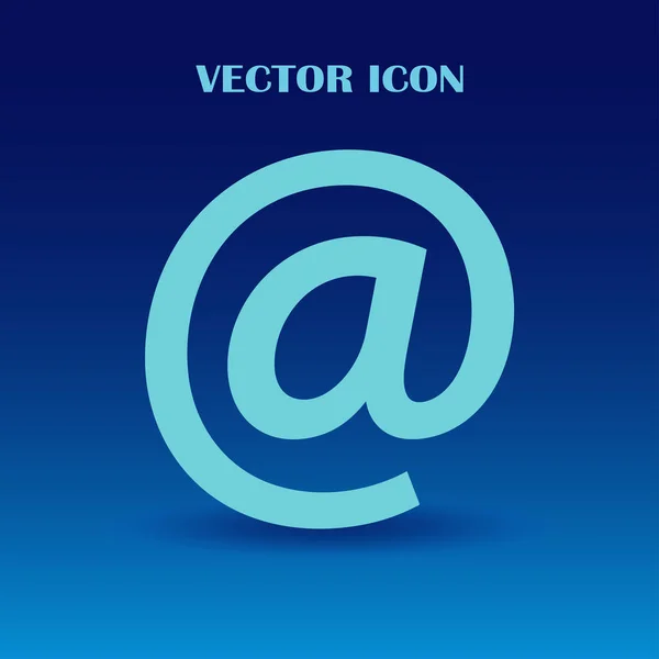 Signo de correo electrónico icono web — Vector de stock