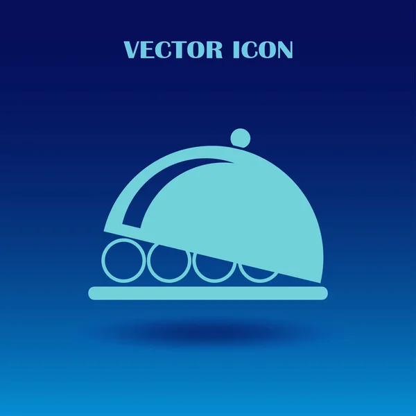 Plaque de service plat icône — Image vectorielle
